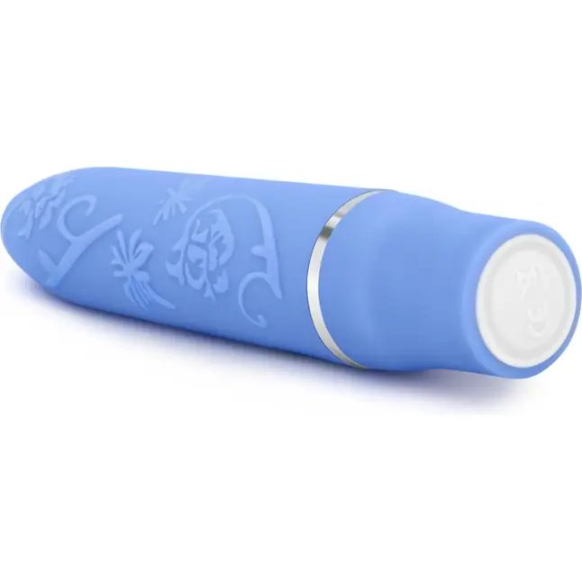 Голубая вибропуля Bliss Vibe - 10,1 см - Rose. Фотография 2.