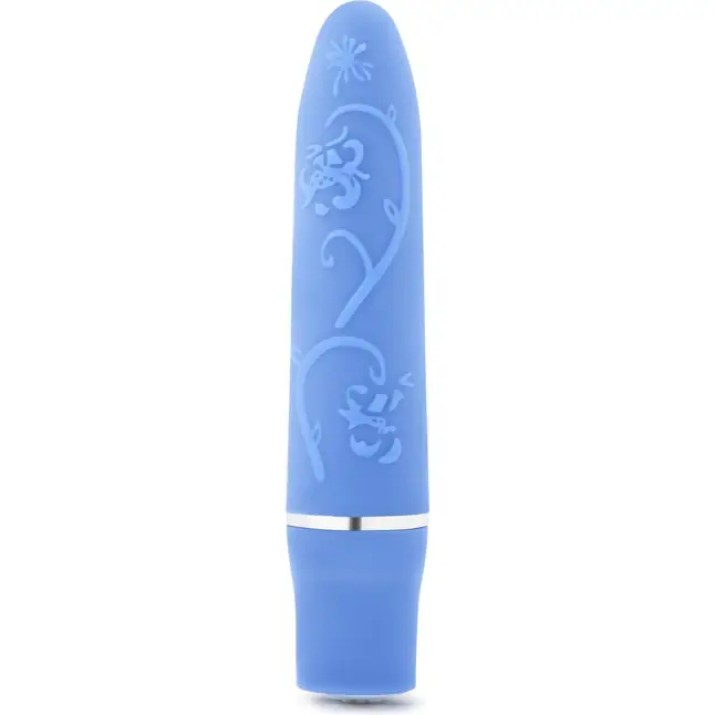 Голубая вибропуля Bliss Vibe - 10,1 см - Rose