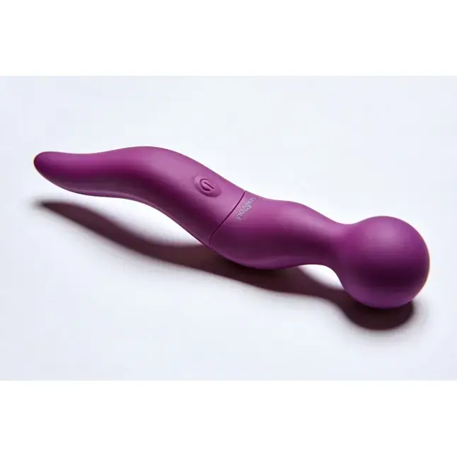 Фиолетовый жезловый вибромассажёр Cassi - 21 см - Infinite collection. Фотография 2.