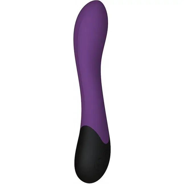 Фиолетовый вибратор Lynx для стимуляции точки G с нагревом - 20,8 см - Infinite collection