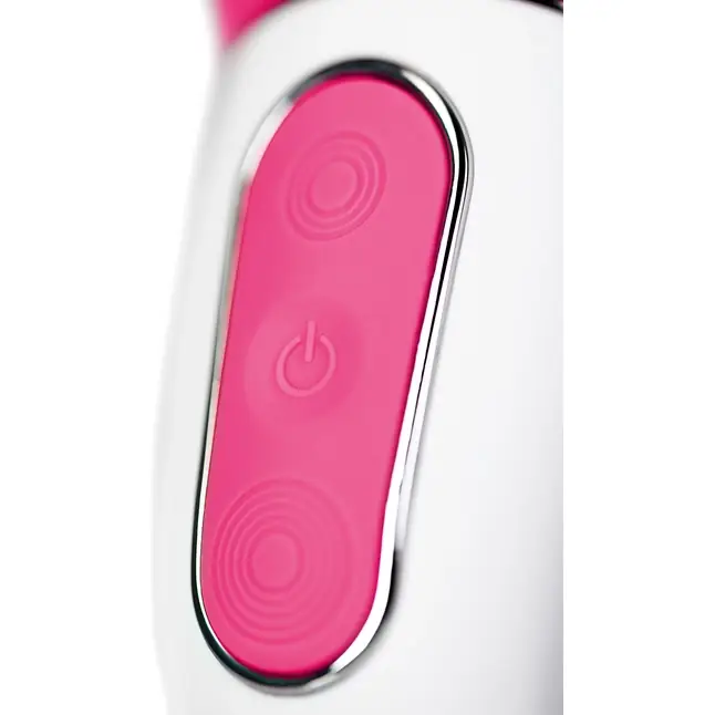 Ярко-розовый вибратор Satisfyer Mr. Rabbit с клиторальным отростком - 22,1 см. Фотография 5.