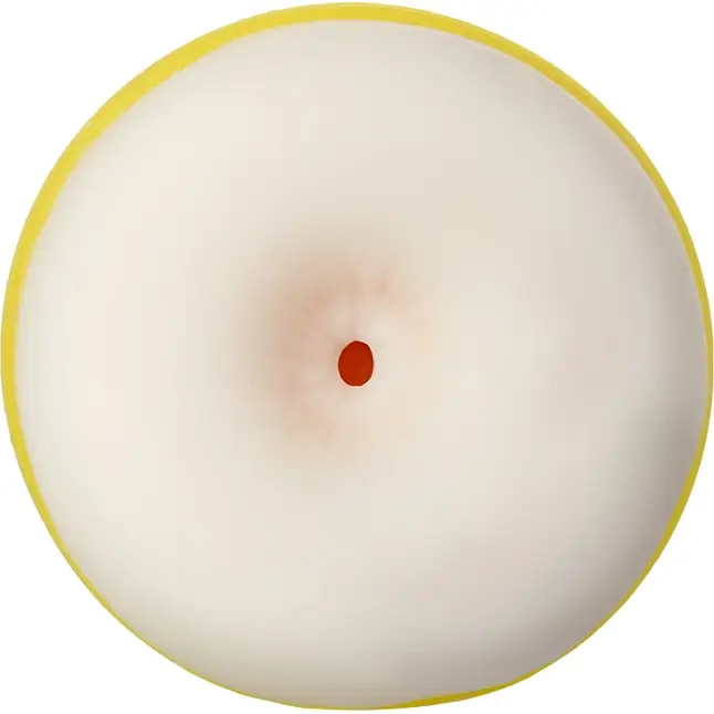 Мастурбатор-анус A-Toys в желтой колбе. Фотография 5.