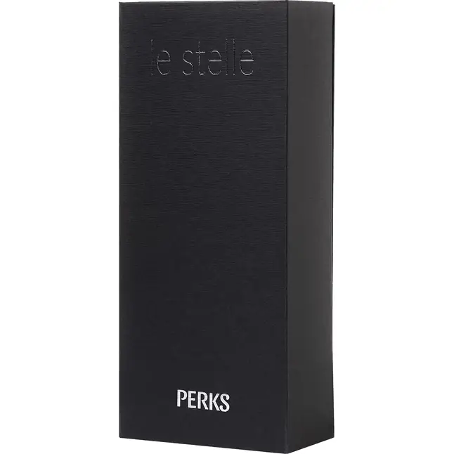 Фиолетовый вибратор Le Stelle PERKS SERIES EX-1 с 2 сменными насадками. Фотография 7.