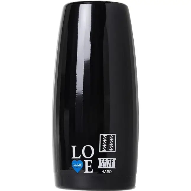 Нереалистичный мастурбатор в черной колбе Lovegame High Pressure Hard. Фотография 2.