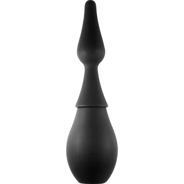 Чёрный анальный душ Kinky Douche - Back Door Collection Black Edition